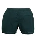 Stone Island embroidered-logo swim shorts - Green