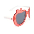 Stella McCartney Eyewear apple-frame sunglasses - Red