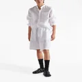 Prada linen bermuda shorts - White