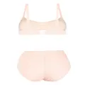 Lisa Marie Fernandez button-detailing high-waisted bikini - Pink