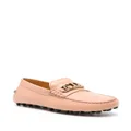 Tod's Gommino logo-plaque leather loafers - Neutrals