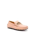 Tod's Gommino logo-plaque leather loafers - Neutrals