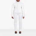 Ferragamo skinny quilted trousers - White