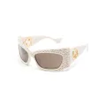 Gucci Eyewear geometric-frame tinted sunglasses - Neutrals