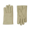 Burberry Equestrian Knight leather gloves - Neutrals