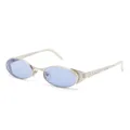 Jean Paul Gaultier Pre-Owned 56-6102 tinted sunglasses - Silver