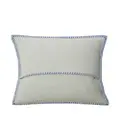 Burberry EKD-jacquard wool cushion - White