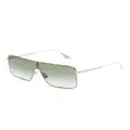 Victoria Beckham shield-frame tinted sunglasses - Green