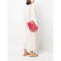 MADE FOR A WOMAN Kifafa Frange straw crossbody bag - Pink