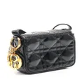 Christian Dior Pre-Owned 2000s Cannage flap shoulder bag - Black