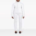 Ferragamo quilted hooded bomber jacket - White