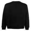 Just Cavalli logo-print cotton sweatshirt - Black