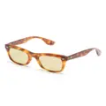 Oliver Peoples Mr. Brunello tortoiseshell-effect sunglasses - Brown