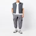 izzue cargo-pocket tapered cropped trousers - Grey