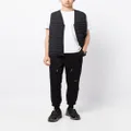 izzue tapered-leg cotton trousers - Black