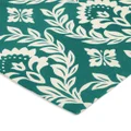 La DoubleJ leaf-print cotton runner - Green