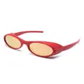 Givenchy Eyewear G Ride oval-frame sunglasses - Red