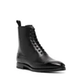 Bally almond-toe leather ankle boots - Black