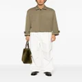 Jil Sander straight-leg cotton trousers - White