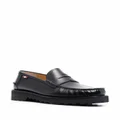 Bally slip-on leather loafers - Black