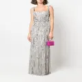 Jenny Packham Bright Gem sequin-embellished gown - Grey