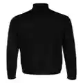 ASPESI fine-knit wool blend roll-neck jumper - Black