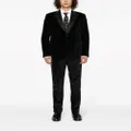 Paul Smith single-breasted velvet suit - Black