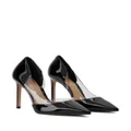 Schutz 105mm pointed-toe leather pumps - Black