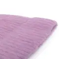 ASPESI ribbed wool beanie - Purple