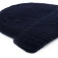ASPESI brushed-finish wool beanie - Blue