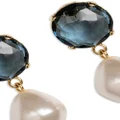 Jennifer Behr Tabitha pearl drop earrings - White