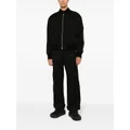 Jil Sander zip-up wool bomber jacket - Black