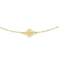 Tory Burch Kira Clover 18kt gold-plated necklace