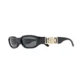 Versace Eyewear Medusa Biggie oval-frame sunglasses - Black