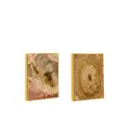 Saint Laurent square-shape clip-fastening earrings - Gold