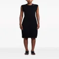 Marni distressed-effect knitted cotton dress - Black