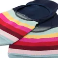 Paul Smith stripe-pattern organic cotton-blend socks - Blue