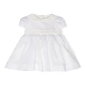Dolce & Gabbana Kids lace-trimmed party dress - White