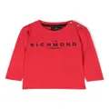 John Richmond Junior logo-embroidered cotton T-shirt
