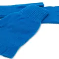 Pringle of Scotland fingerless cashmere gloves - Blue