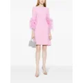 Huishan Zhang Reign feather-embellished minidress - Pink