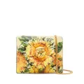 Oscar de la Renta Tro floral-print leather mini bag - Yellow