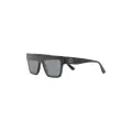 Karl Lagerfeld logo-print square-frame sunglasses - Black