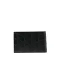 Lacoste logo-plaque leather wallet - Black