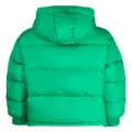 CHOCOOLATE logo-patch padded jacket - Green