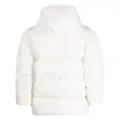 CHOCOOLATE high-neck padded jacket - White