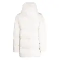 CHOCOOLATE high-neck padded jacket - White