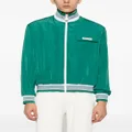 Casablanca logo-patch track jacket - Green