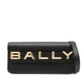 Bally logo-lettering leather bag - Black