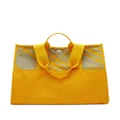 Burberry Extra Large checked tote bag - Orange